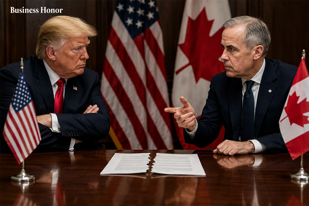  Trump Canada Tariffs Talks Collapse: Carney Draws a Hard Line on U.S. Demands 